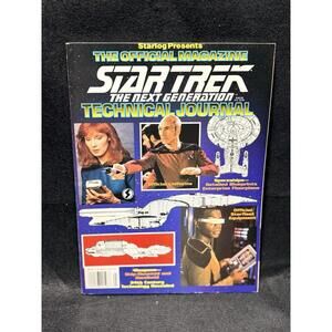 VTG 1992 Star Trek: The Next Generation Technical Journal Starlog Magazine